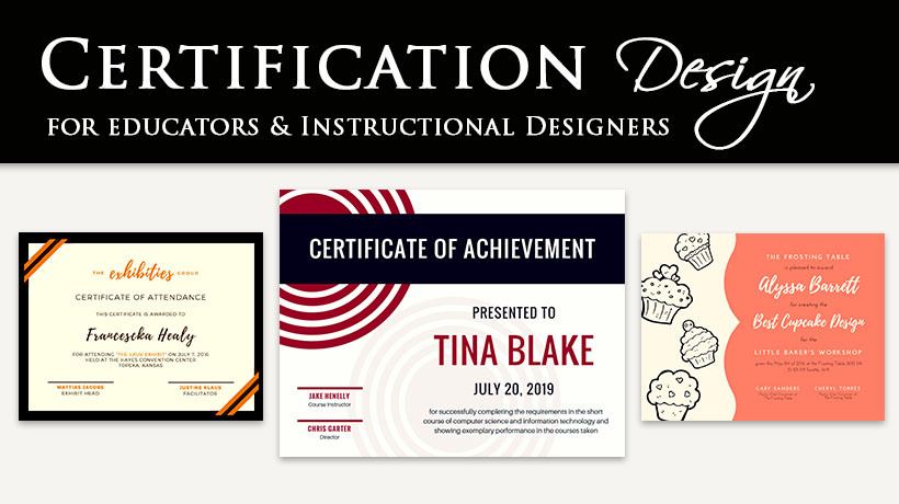 6 Steps To Effective Certificate Design
