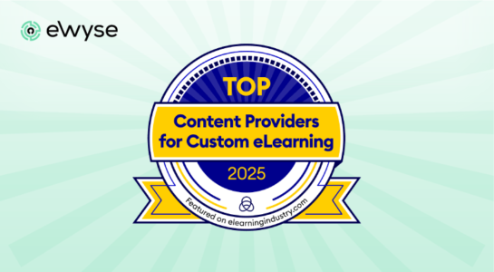 eWyse Named Among Top Content Providers For Custom eLearning Of 2025
