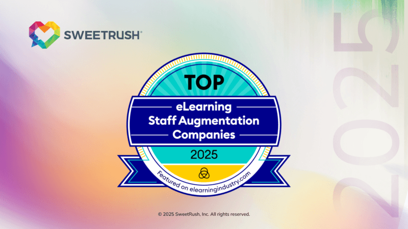 SweetRush: eLearning Industry Rates It No. 1 In Staff Augmentation Services